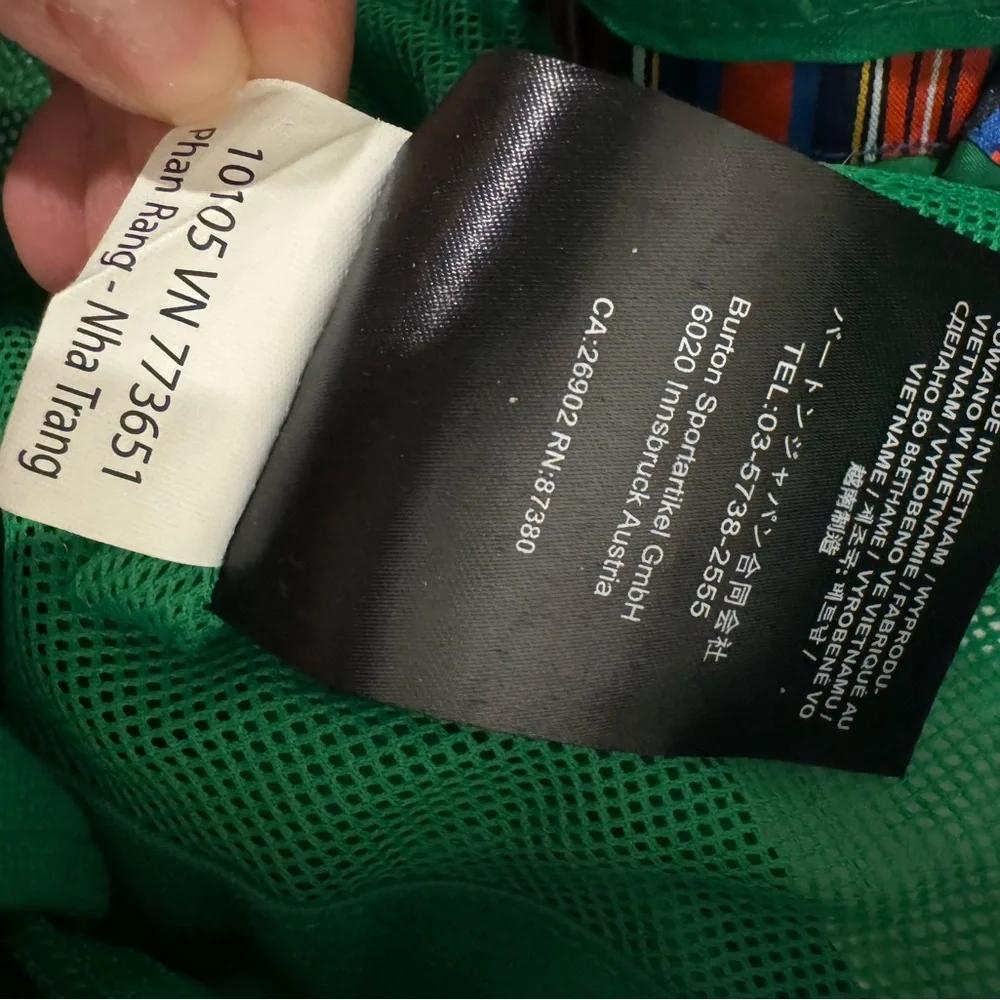 Burton snow pant ski snowboard women’s green cargo insulated winter cold gear